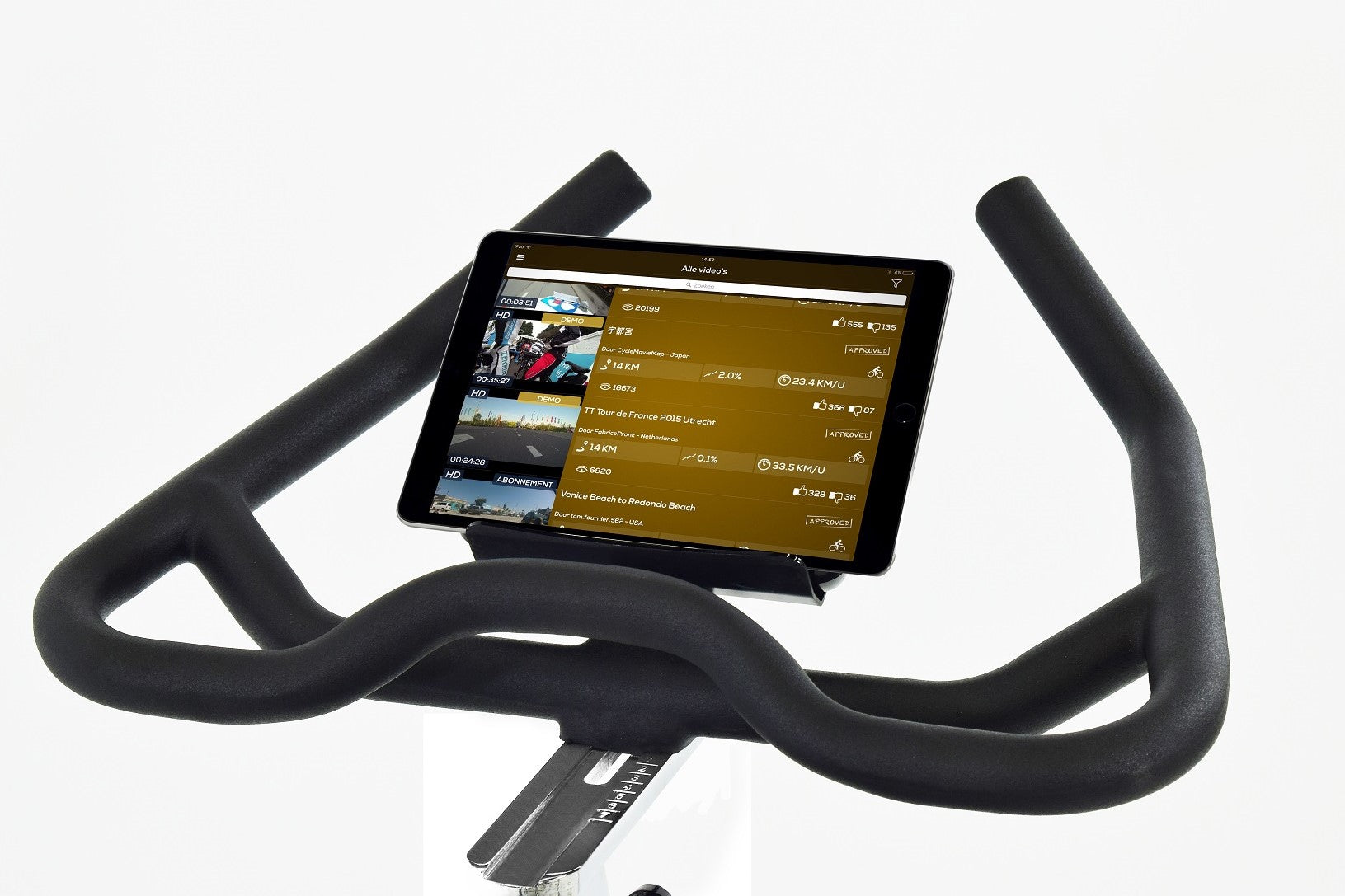 Bicicleta Spinning Virtufit Flow Fitness Racer DSB600i ghidon