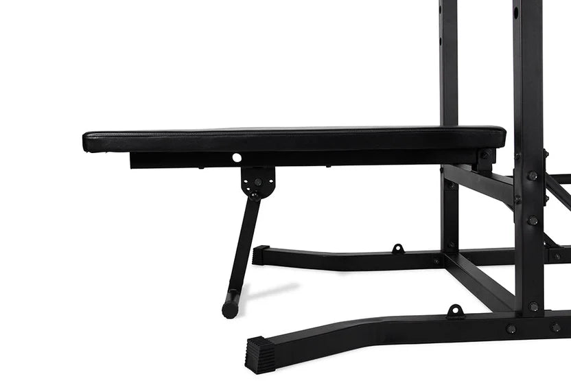 Aparat multifunctional Virtufit Power Tower Deluxe cu banca Fitness