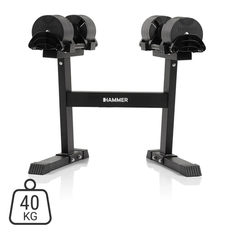 Set Gantere Reglabile cu Suport Hammer StrongLock Set Gantere Reglabile cu Suport Hammer StrongLock