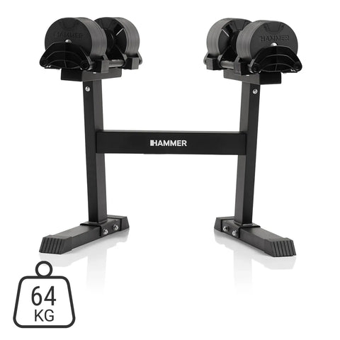 Set Gantere Reglabile cu Suport Hammer StrongLock Set Gantere Reglabile cu Suport Hammer StrongLock