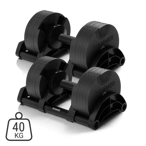 Set Gantere Reglabile cu Suport Hammer StrongLock Set Gantere Reglabile cu Suport Hammer StrongLock