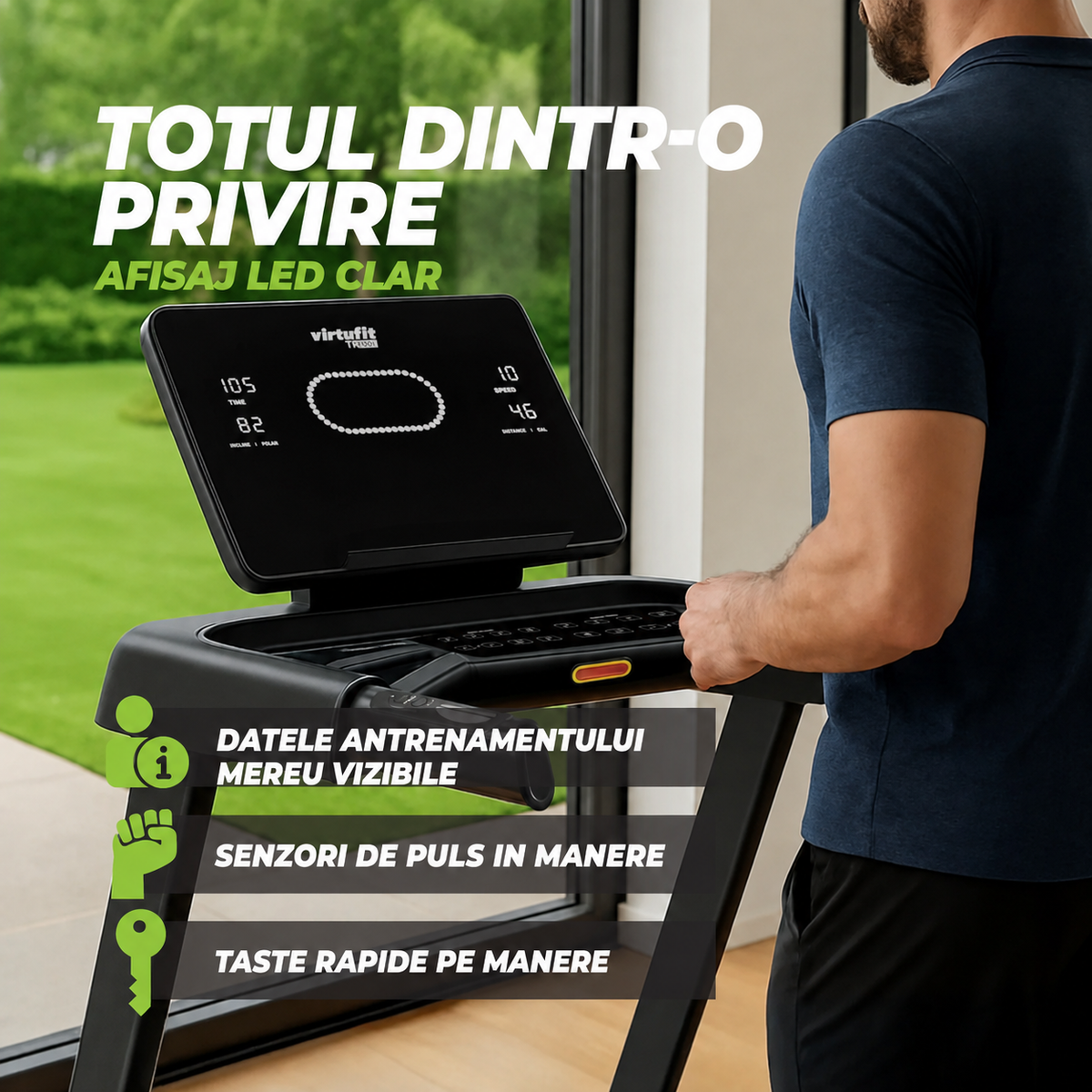Banda de alergare VirtuFit TR100i