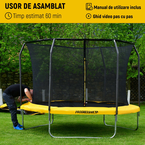 progressive sports trambulina progressive flex epic 300 usor de asamblat asamblare progressive sports trambulina progressive flex epic 300 usor de asamblat asamblare