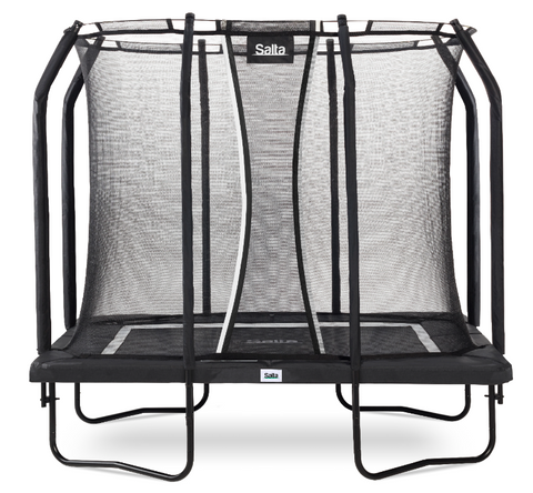 Trambulina Copii de exterior Salta PREMIUM BLACK EDITION Dreptunghiulara 214x153cm Negru