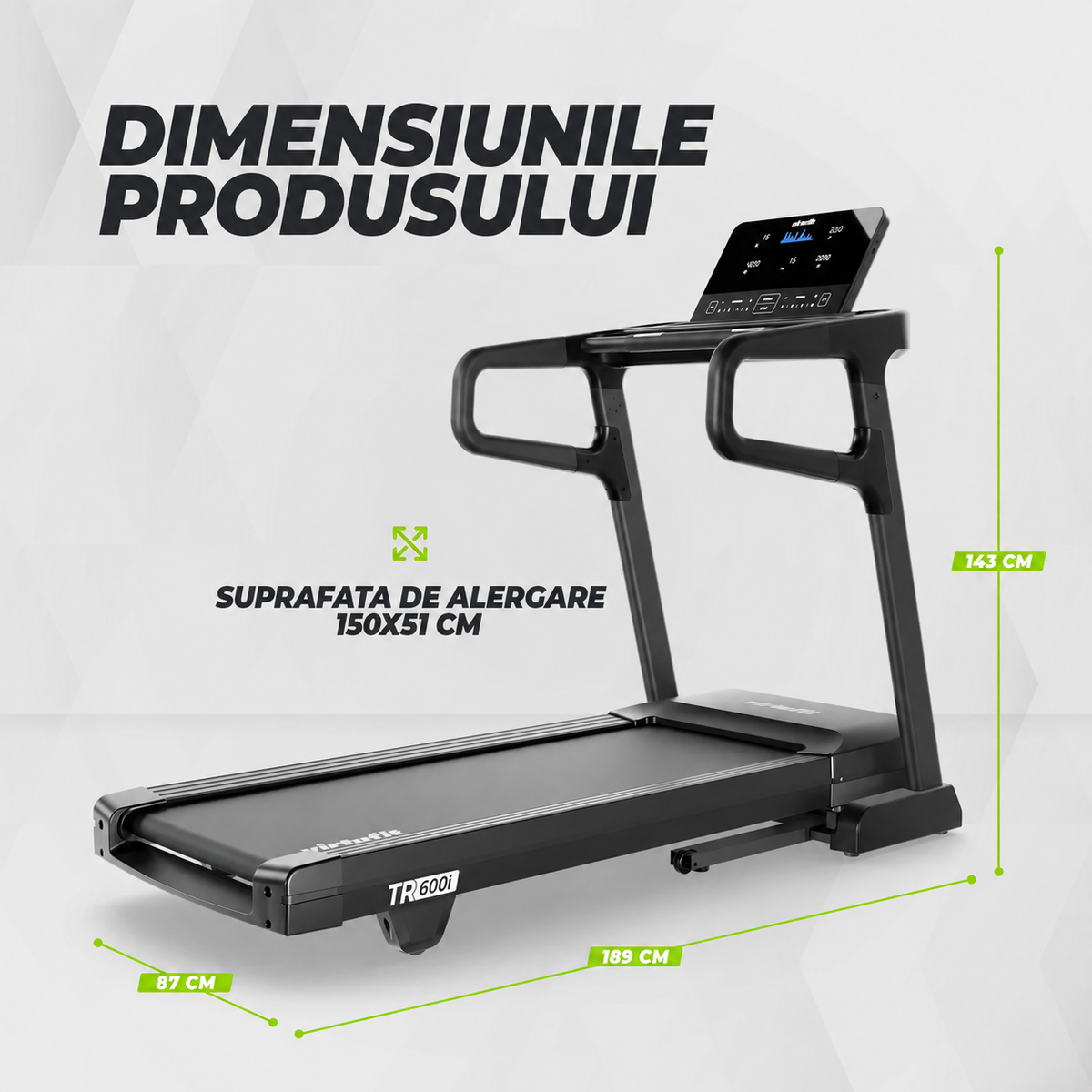 Banda de alergare VirtuFit TR600i