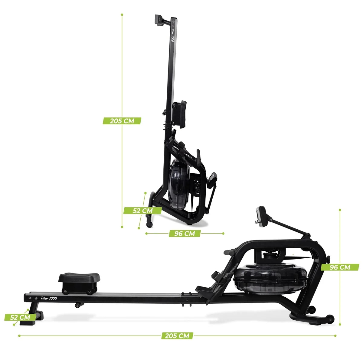 Aparat de vaslit pe apa Virtufit Pro Water Resistance Row 1000