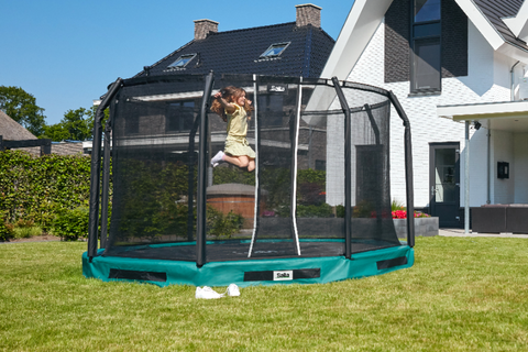 Trambulina Salta PREMIUM GROUND Rotunda 251 cm Verde Trambulina Salta PREMIUM GROUND Rotunda 251 cm Verde