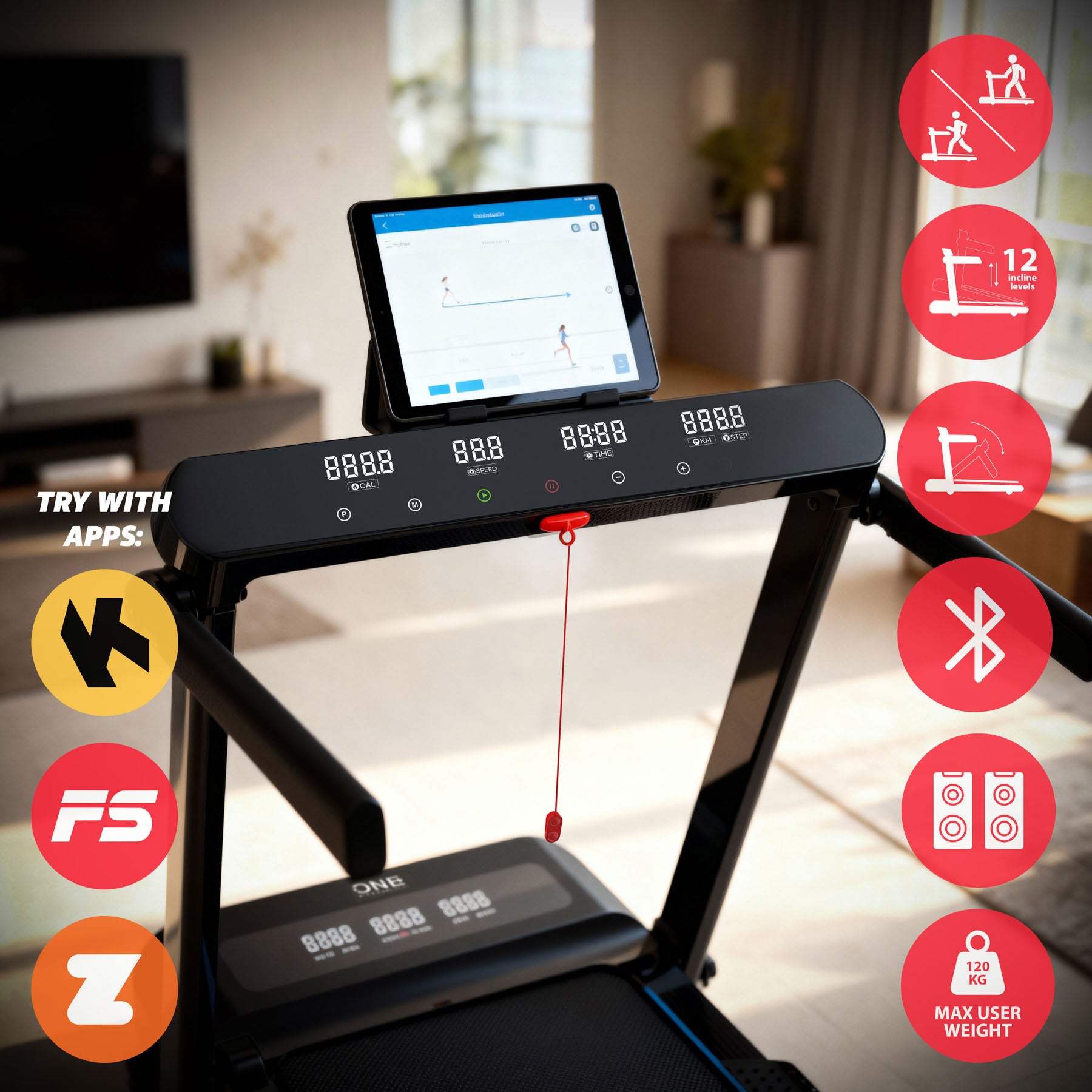 RESIGILAT - Banda de alergat electrica ONE FITNESS BE9243