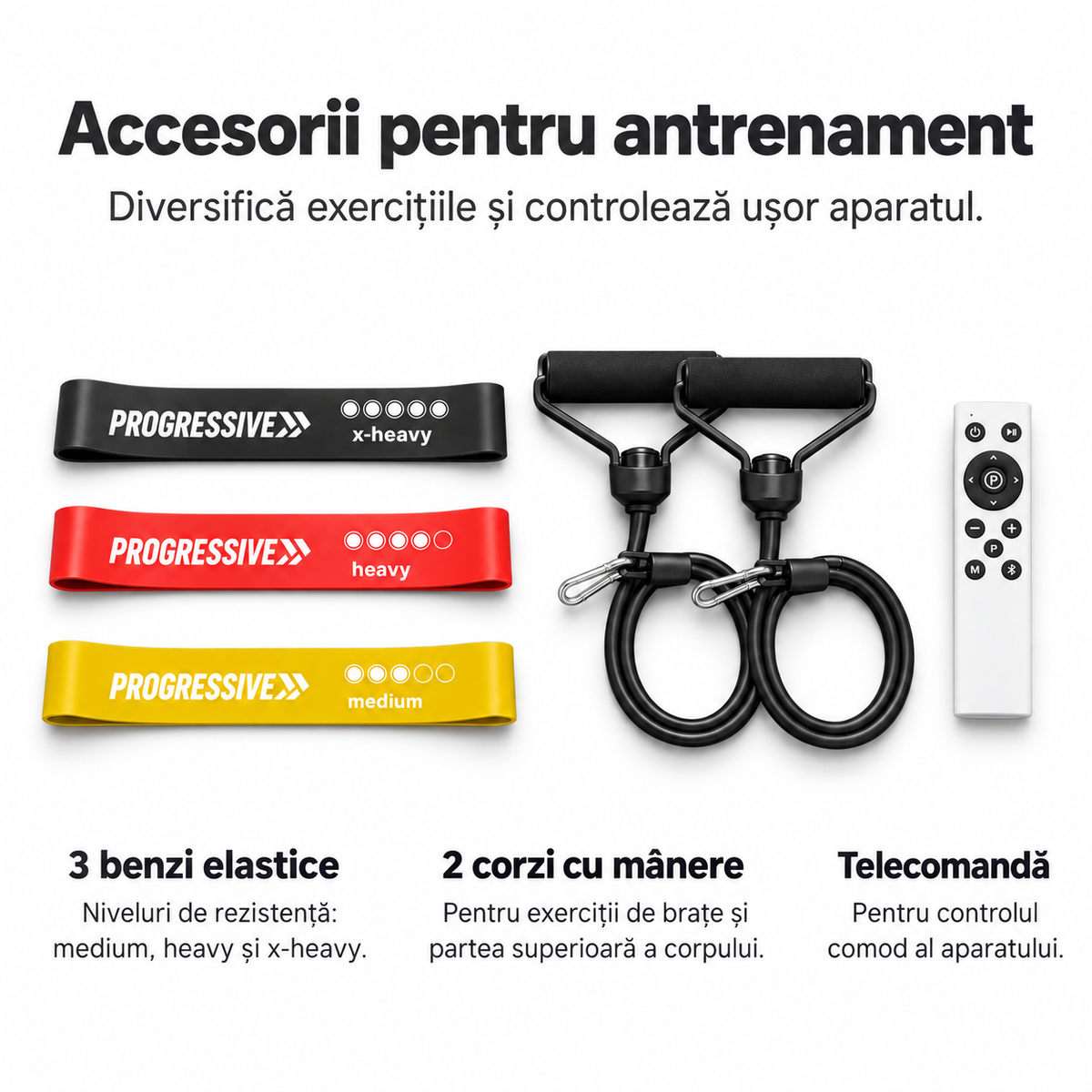 Aparat vibromasaj PROGRESSIVE UltraFit + 5 accesorii