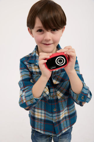 Aparat Foto- Video Digital Pentru Copii Kidscamera Nilox Sport - Rosu Aparat Foto- Video Digital Pentru Copii Kidscamera Nilox Sport - Rosu