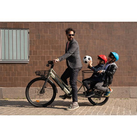 Bicicleta Electrica Nilox Cargo Ebike C3 - Cargo Long - Verde Bicicleta Electrica Nilox Cargo Ebike C3 - Cargo Long - Verde