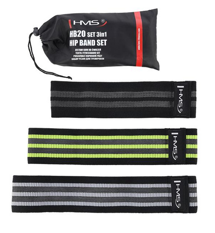 Banda de rezistenta fitness HB20 (Set 3 in 1) Banda de rezistenta fitness HB20 (Set 3 in 1)