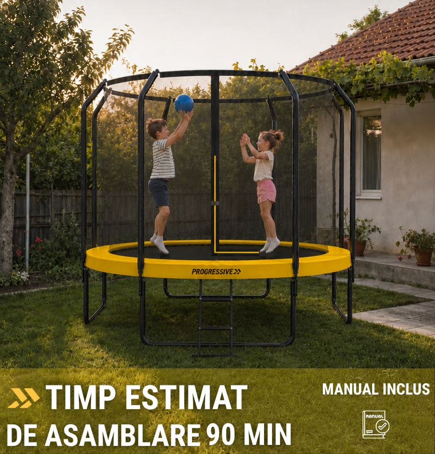 Trambulina Copii de gradina Premium Flex™ Ultra 366 CM cu scara inclusa, model 2025
