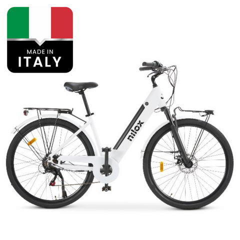 Bicicleta Electrica NILOX - eBike J7 - Alb Bicicleta Electrica NILOX - eBike J7 - Alb