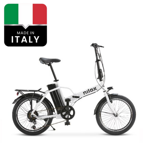 Bicicleta Electrica NILOX URBAN - eBike J1 Pro - Alb Bicicleta Electrica NILOX URBAN - eBike J1 Pro - Alb