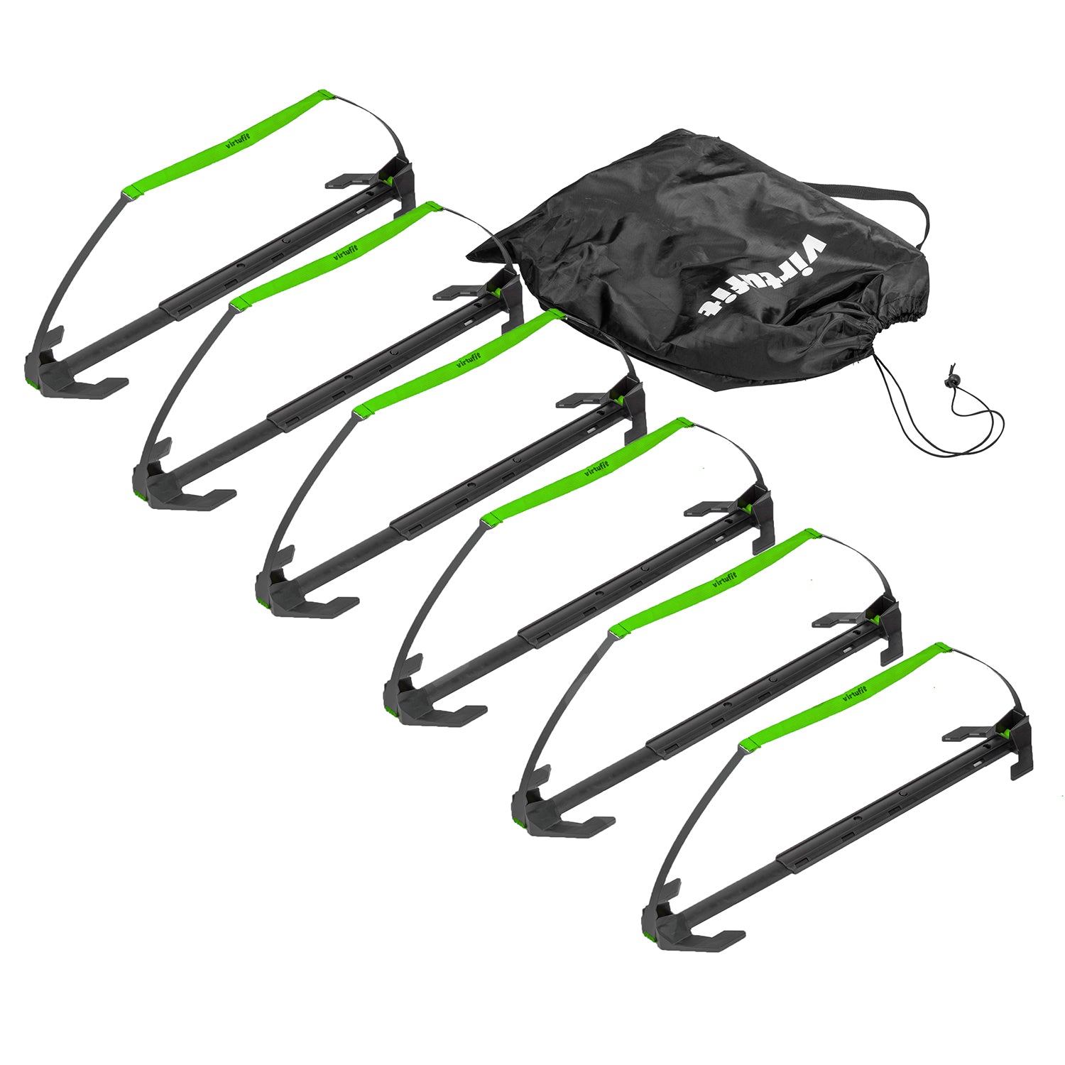 Resigilat-Set 6 obstacole reglabile pentru antrenament VirtuFit Hurdles Pro