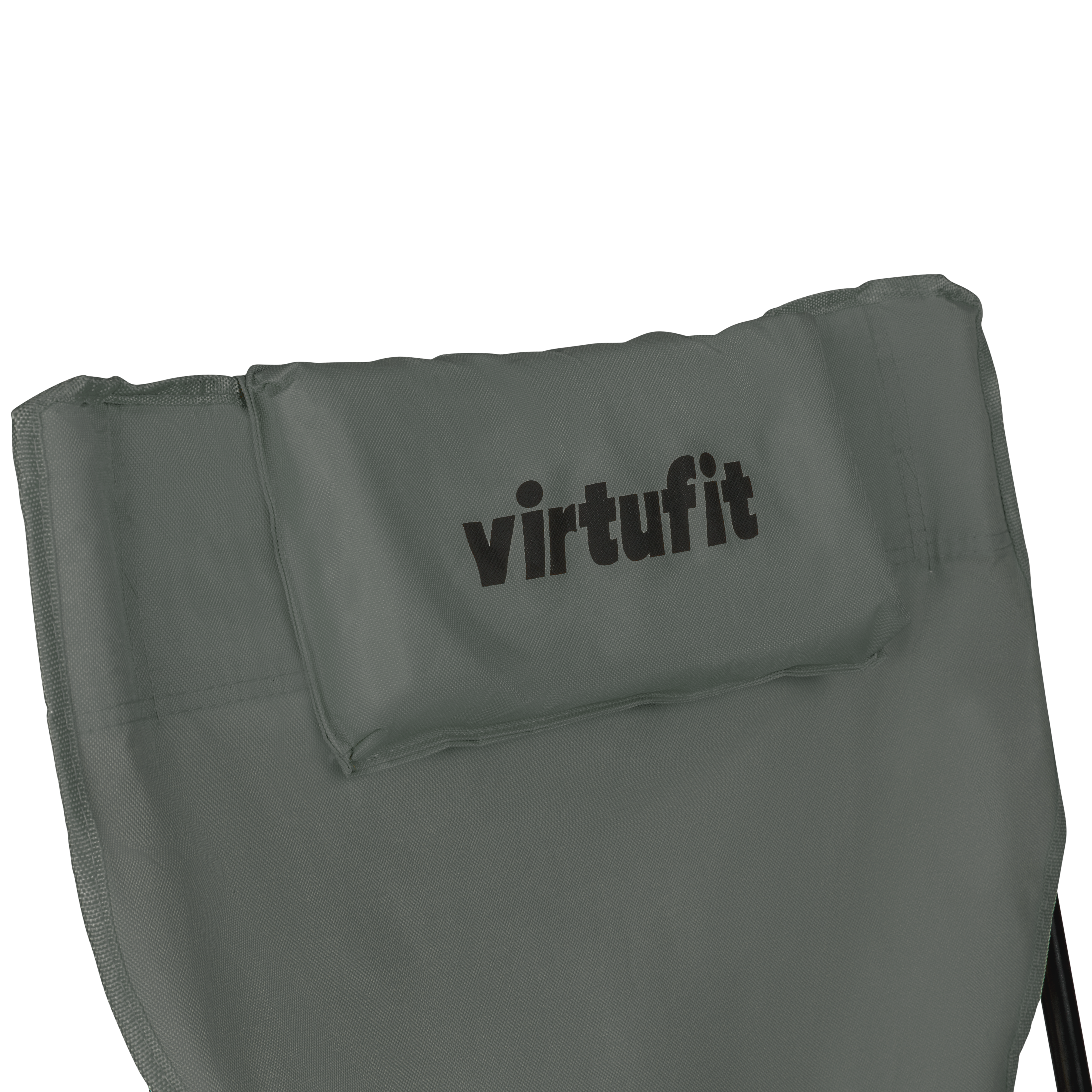 Scaun de Camping Pliabil VirtuFit cu suport pentru picioare - Gri