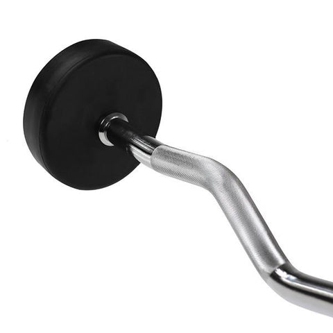 BARA DE HALTERE CURBATA CU GREUTATE FIXA DE 40KG HMS GSL-40 BARA DE HALTERE CURBATA CU GREUTATE FIXA DE 40KG HMS GSL-40