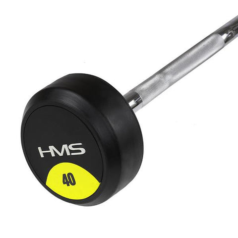 BARA DE HALTERE CURBATA CU GREUTATE FIXA DE 40KG HMS GSL-40 BARA DE HALTERE CURBATA CU GREUTATE FIXA DE 40KG HMS GSL-40