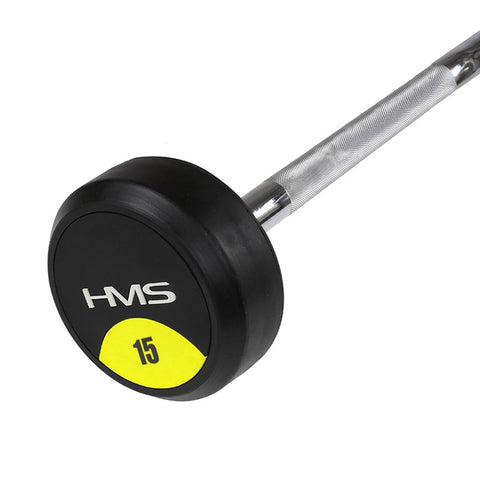 BARA HALTERA DREAPTA CU GREUTATE FIX HMS GSG-15, 15KG BARA HALTERA DREAPTA CU GREUTATE FIX HMS GSG-15, 15KG