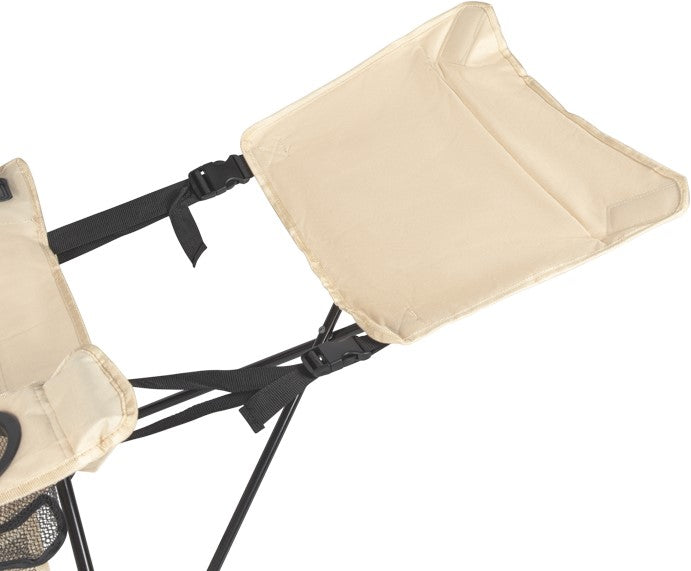 Scaun de Camping Pliabil VirtuFit cu suport pentru picioare - Bej