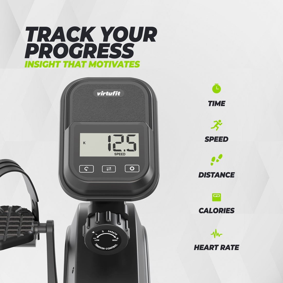 RESIGILAT - Bicicleta de exercitii Virtufit RB100 (model 2026) cu rezistenta magnetica