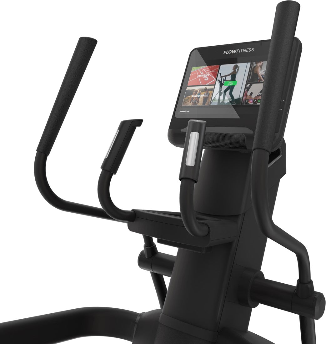 Bicicleta Eliptica Crosstrainer Flow Fitness Perform Pro X6i - Consola TFT cu rezistenta prin inductie