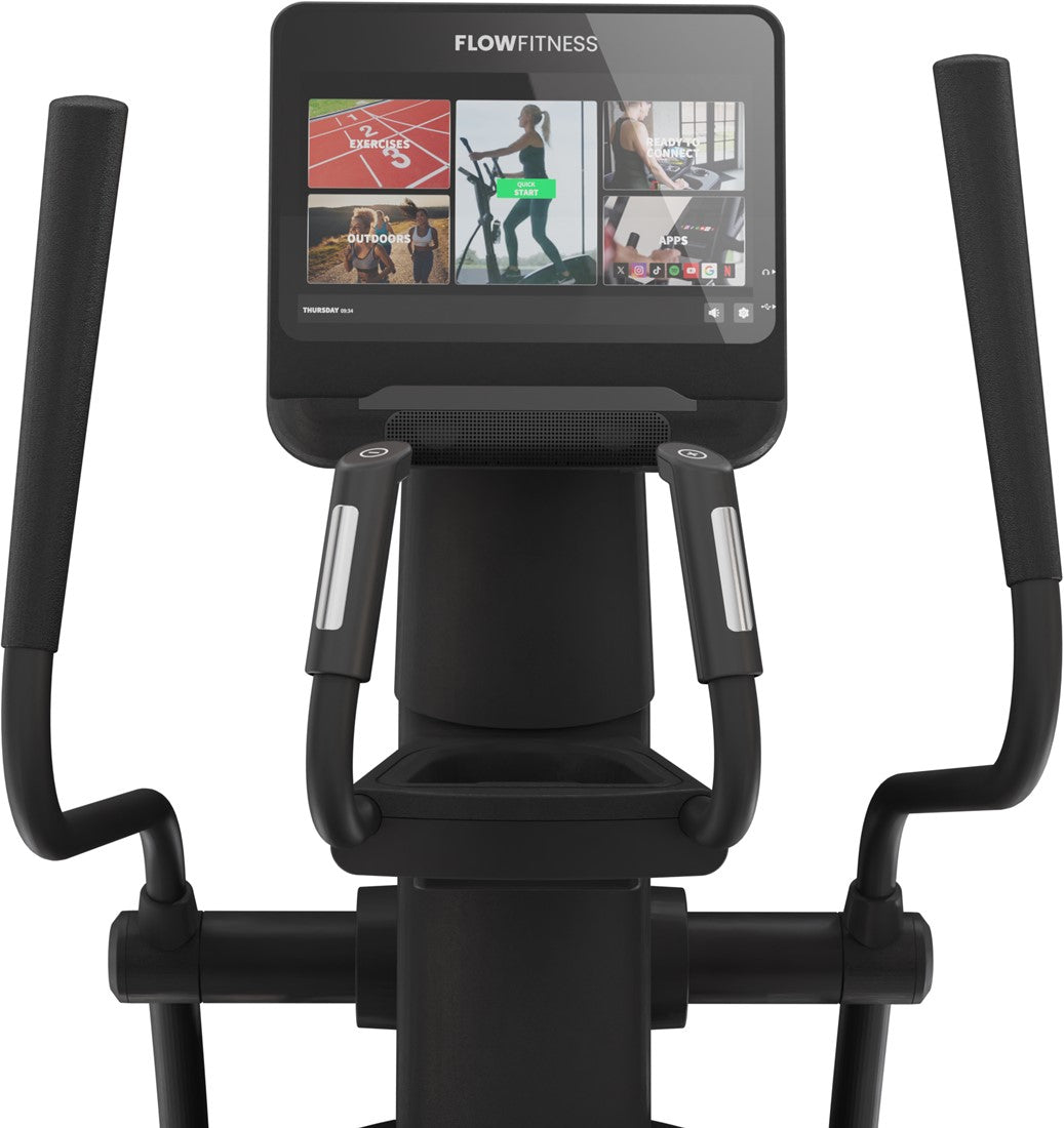 Bicicleta Eliptica Crosstrainer Flow Fitness Perform Pro X6i - Consola TFT cu rezistenta prin inductie