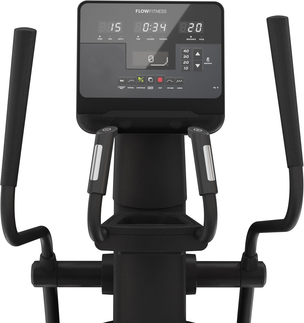 Bicicleta Eliptica Crosstrainer Flow Fitness Perform Pro X6i - Consola LED cu rezistenta prin inductie