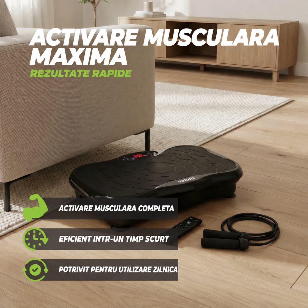 Aparat vibromasaj VirtuFit Fitness