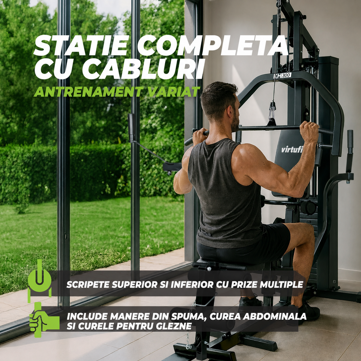 Aparat fitness multifunctional VirtuFit KH2.1