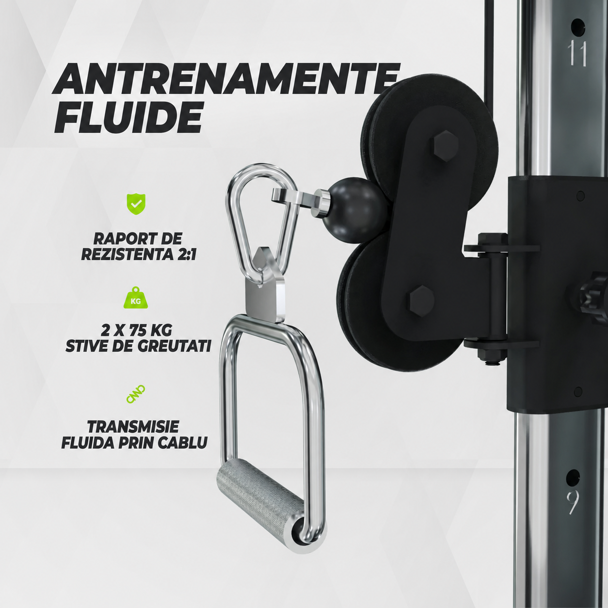 Aparat fitness multifunctional VirtuFit CC100 Cable Crossover