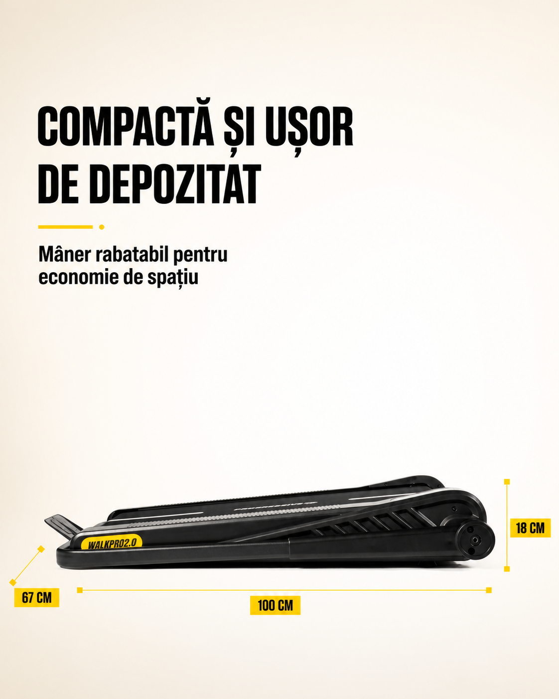 Banda de mers si alergare PROGRESSIVE WALKPRO 2.0