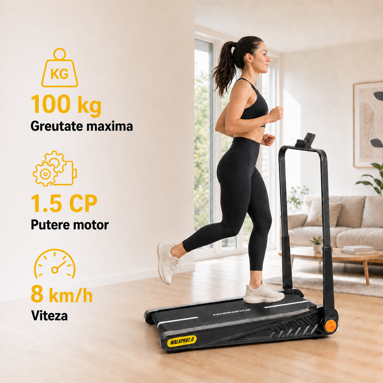 Banda de mers si alergare PROGRESSIVE WALKPRO 2.0