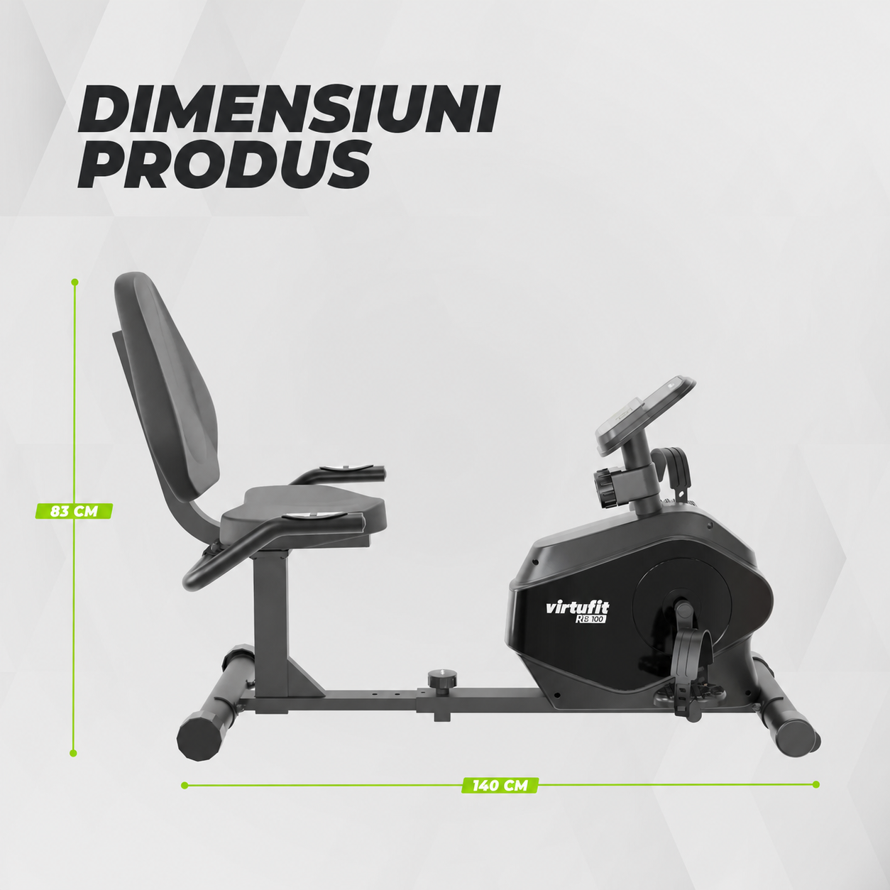 Bicicleta de exercitii Virtufit RB100 (model 2026) cu rezistenta magnetica