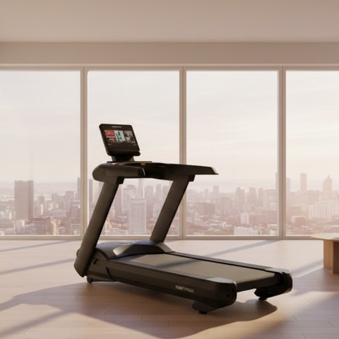Banda de alergare Flow Fitness Perform Pro T6i - Consolă TFT