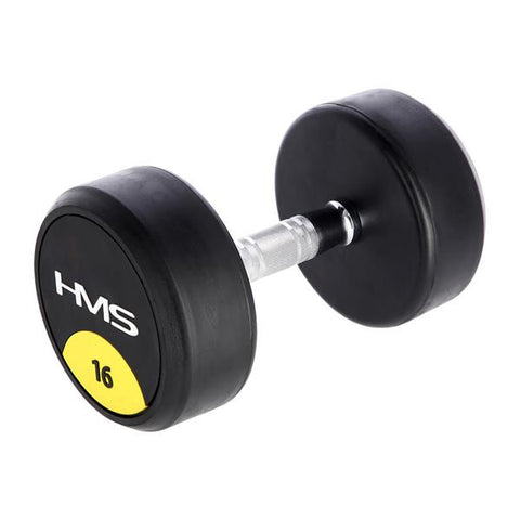GANTERA CAUCIUCATA CU GREUTATE FIXA HMS HG PRO 16KG GANTERA CAUCIUCATA CU GREUTATE FIXA HMS HG PRO 16KG
