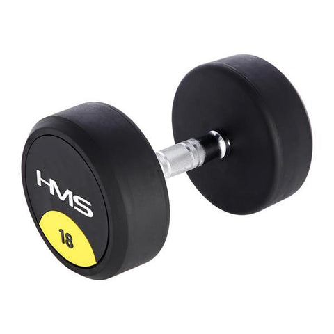 GANTERA CAUCIUCATA CU GREUTATE FIXA HMS HG PRO 18KG GANTERA CAUCIUCATA CU GREUTATE FIXA HMS HG PRO 18KG