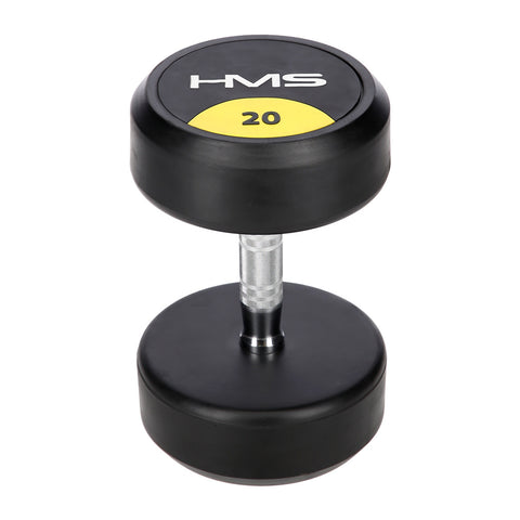 GANTERA CAUCIUCATA CU GREUTATE FIXA HMS HG PRO 20KG GANTERA CAUCIUCATA CU GREUTATE FIXA HMS HG PRO 20KG