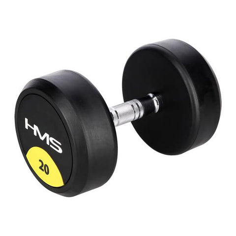 GANTERA CAUCIUCATA CU GREUTATE FIXA HMS HG PRO 20KG GANTERA CAUCIUCATA CU GREUTATE FIXA HMS HG PRO 20KG