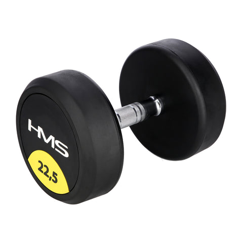 GANTERA CAUCIUCATA CU GREUTATE FIXA HMS HG PRO 22.5KG GANTERA CAUCIUCATA CU GREUTATE FIXA HMS HG PRO 22.5KG