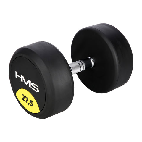GANTERA CAUCIUCATA CU GREUTATE FIXA HMS HG PRO 27.5KG GANTERA CAUCIUCATA CU GREUTATE FIXA HMS HG PRO 27.5KG