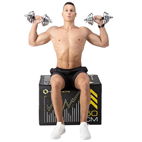 Set Gantere si Haltera HMS STC21 Otel Cromat 21 kg Set Gantere si Haltera HMS STC21 Otel Cromat 21 kg