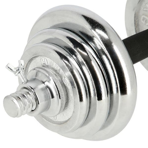 Set Gantere si Haltera HMS STC21 Otel Cromat 21 kg Set Gantere si Haltera HMS STC21 Otel Cromat 21 kg