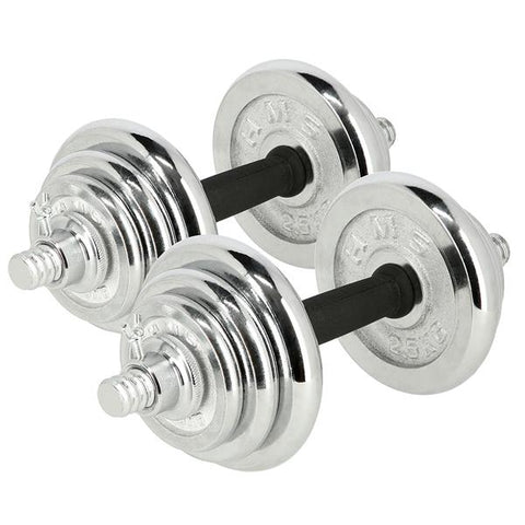 Set Gantere si Haltera HMS STC21 Otel Cromat 21 kg Set Gantere si Haltera HMS STC21 Otel Cromat 21 kg