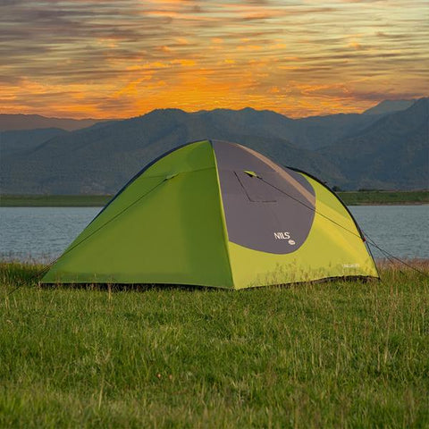 Cort pentru Drumetii Nils NC6006 Verde-Gri Cort pentru Drumetii Nils NC6006 Verde-Gri