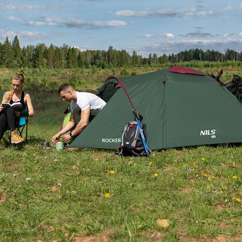 Cort pentru Drumetii Nils NC6013 Verde Cort pentru Drumetii Nils NC6013 Verde
