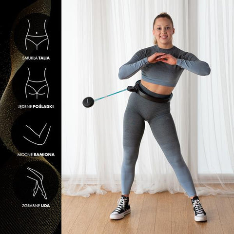Cerc Hula Hoop Magnetic cu Greutate si Contor HMS Cerc Hula Hoop Magnetic cu Greutate si Contor HMS