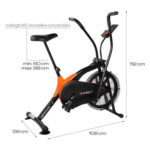 BICICLETA FITNESS HMS MP6540 AIR BIKE BICICLETA FITNESS HMS MP6540 AIR BIKE