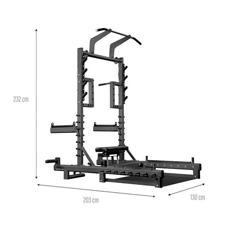 Suport Multifunctional HMS SMP01, cu Platforma pentru Ridicare Greutati Suport Multifunctional HMS SMP01, cu Platforma pentru Ridicare Greutati